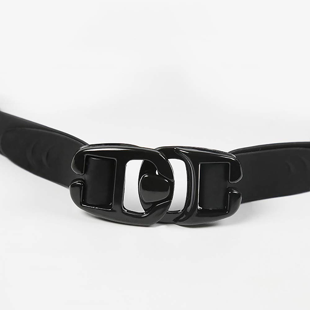 Occhiali da Snorkeling Occhialini da Nuoto dal Design aerodinamico Occhialini da Nuoto in Silicone Morbido antiappannamento per Adulti e Bambini Black&Gold