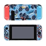 AoHanan Monster Truck Cars Switch Screen Protector Cover Full Accessories Switch Game Case Protection Skin for Switch Console And Joy-Cons