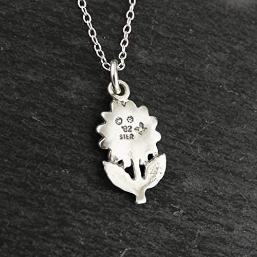 FashionJunkie4Life Sterling Silver, Gold, and Bronze Flower Charm Necklaces for Women4