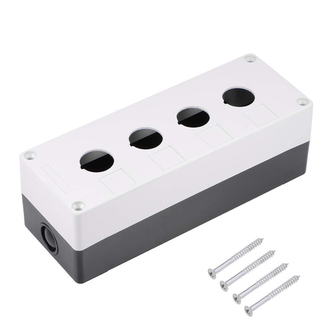 Power Push Button Switch Control Station Box 22mm 3 Button Hole Waterproof White and Black (1)-picture-18