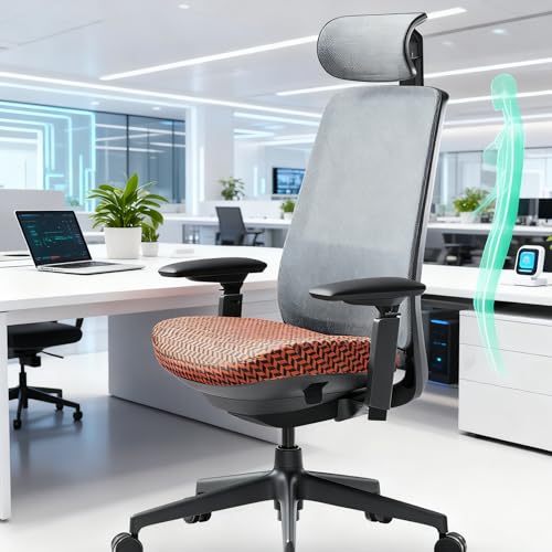 MALOL Ergonomic Office Chair, High Back Office Chair, Mesh Office Chair, Computer Executive Desk...
