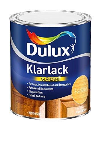 Dulux barniz transparente - brillante/de agua durante, 375 ml Cover