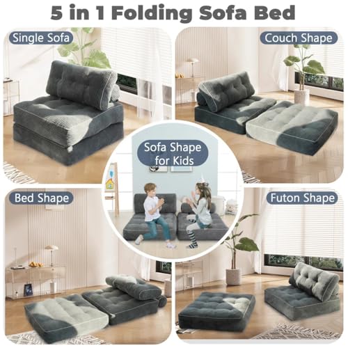 Sofá cama convertible para recibir invitados en pisos pequeños sin espacio 7