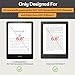 CoBak Clear Case & Screen Protector for Ebook 11th Gen 2021-Lightweight Scratch-Proof Silicone Back Cover with 2 Pack Anti-Glare Matte Screen Protector.HD Tempered Film-2P