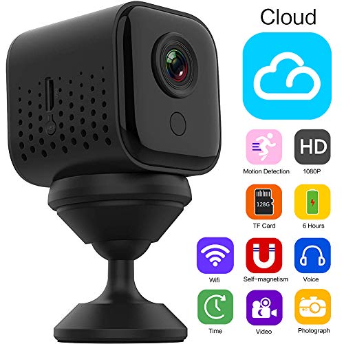 Cloud Mini Spy Hidden Magnetic Camera with Night Vision. Wi-Fi, P2P, 1080p, Motion