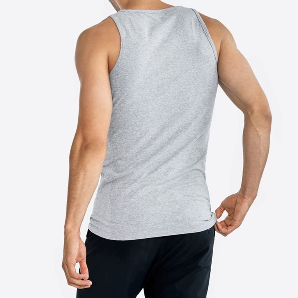 Pack de 4 camisetas interiores clásicas para hombre, de algodón, para hombre