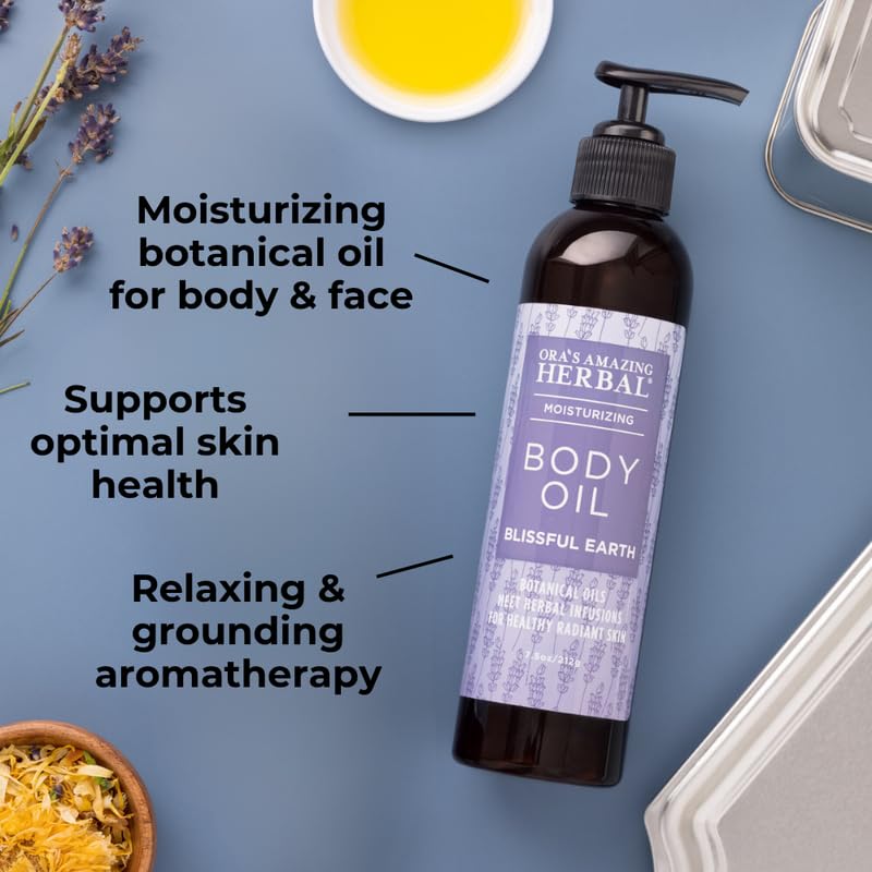 Miniatura 2 de Ora's Amazing Herbal Aceite corporal hidratante para mujeres y hombres, aceite de baño y cuerpo de lavanda para piel seca, aceite de masaje