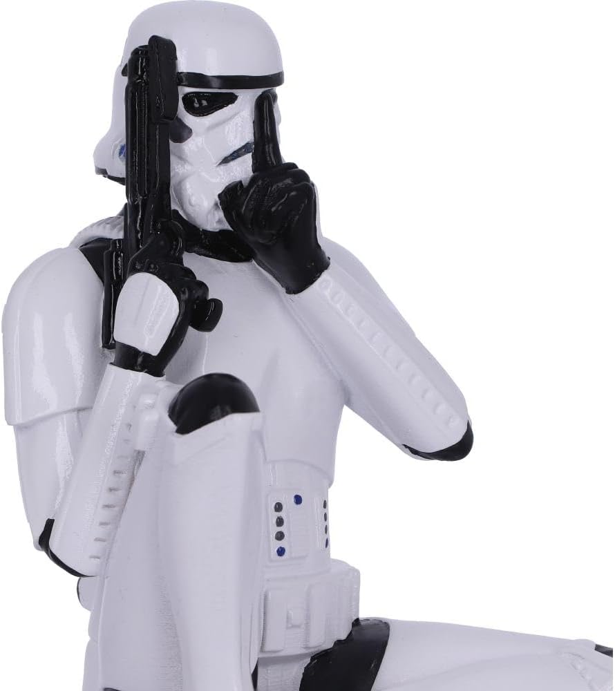 Nemesis Now B4894P9 Original Stormtrooper Three Wise Sci-Fi Speak No Evil, Multicolour, 10cm image 5