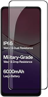 MoCoTech HD+ Edge-to-Edge Tempered Glass for Oppo A5X – Full Screen Protector Guard, 9H Hardness, Anti-Scratch, Bubble Free, Case Friendly, Ultra Clear with Easy Installation Kit