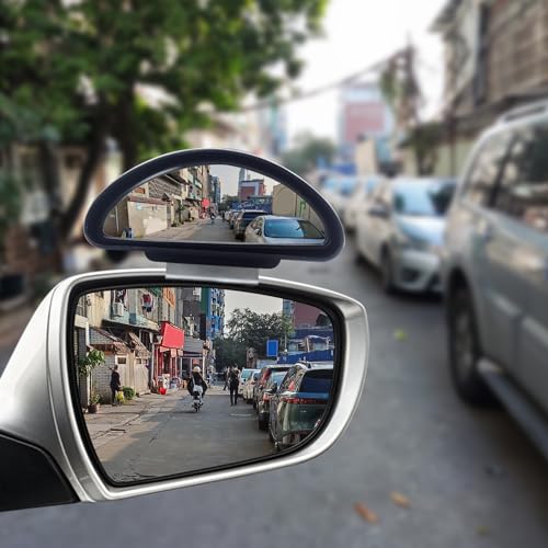 Image of Blind Spot Mirror Adjustable 360 Degree Car Side Mirror, HD Glass Rear View Mirror Exterior Accessories for Car SUV Frame Thickness Less than 5MM