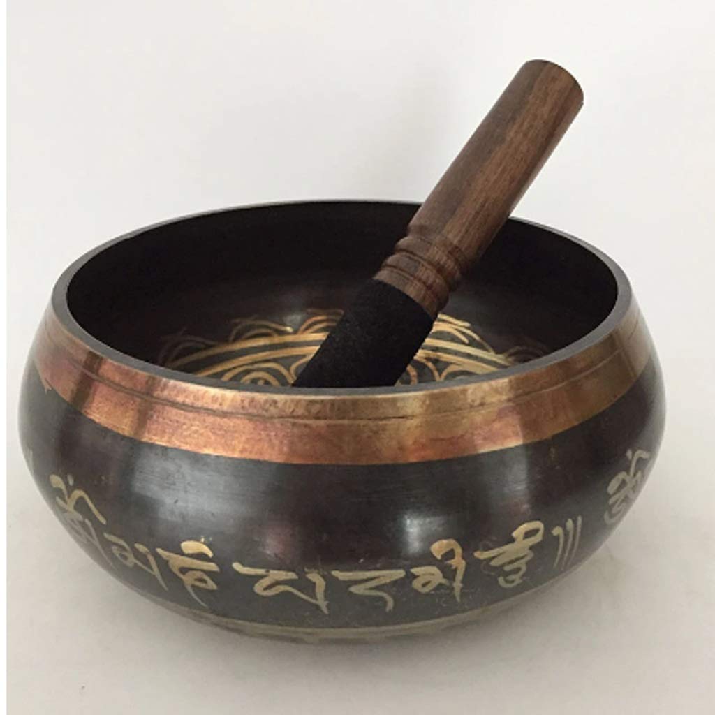 Tybetańska misa buddyjska medytacja buddyjska misa dźwiękowa Feng Shui miska do edycji jogi (11,5 cm)