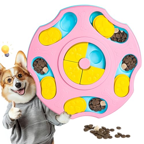 TRIGRAND Giocattoli puzzle per cani, giocattolo interattivo per stimolare il QI e alleviare l'ansia, giocattolo per arricchire il cane per un tempo di alimentazione prolungato, lavabile, alimentatore