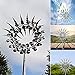 Produktbild KEYDI Einzigartige und magische Metall Windmühle, Wind Spinner Sculptures Wind Catcher Outdoor Wind Catcher Metal Garden Decor for Patio Lawn & Garden (1pcs)