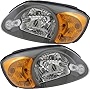 For Hyundai Accent Headlights Lamps Set 2003 2004 2005 2006 Halogen Driver and Passenger Side
