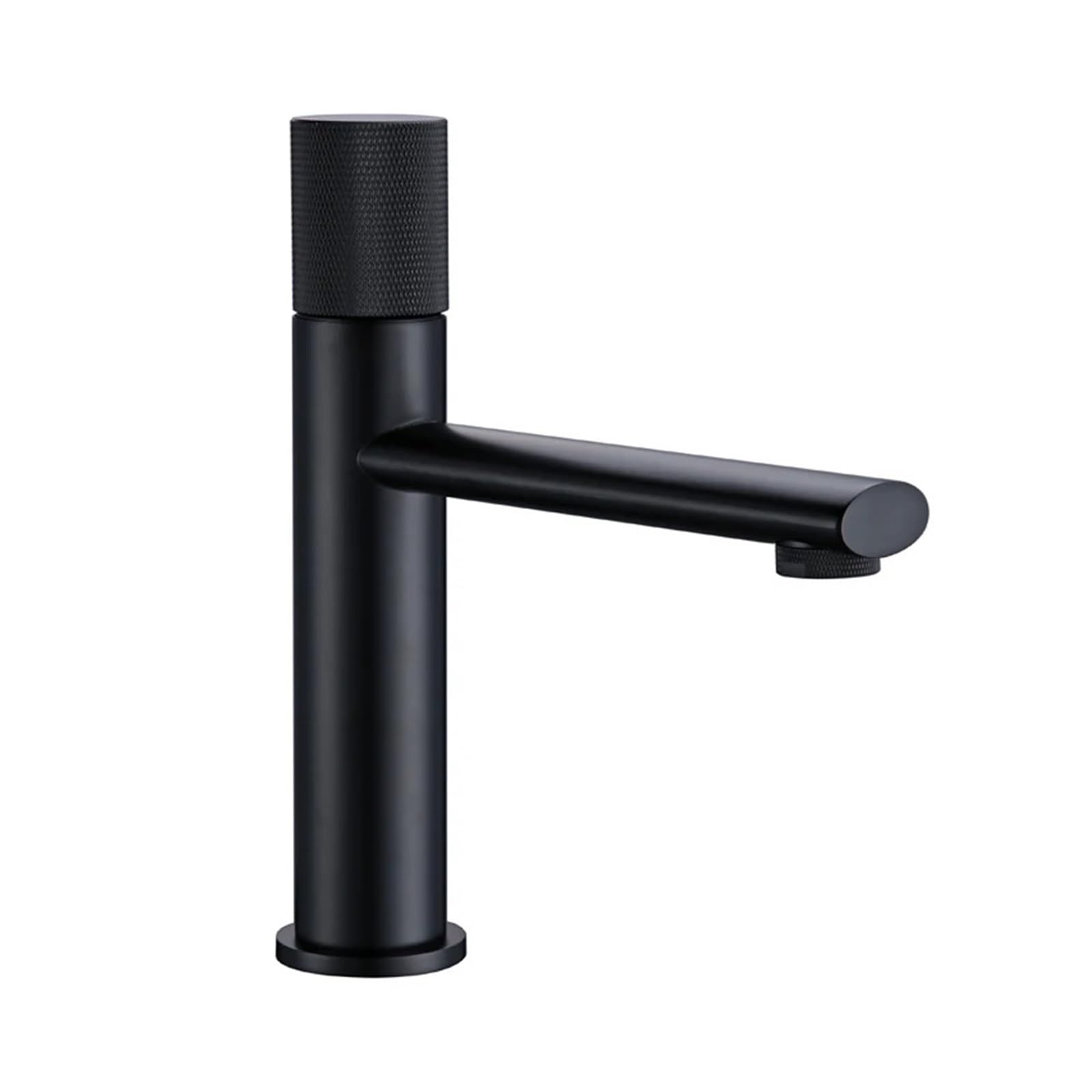 Gqnblvhzupdm One Color Kitchen Faucets, Black Short Faucet, Brass Bathroom Basin, Cold And Hot Water Mixer Tap Deck Mounted