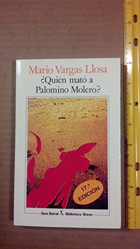Quien Mato a Palomino Molero? (Spanish Edition) [Spanish] 8432205427 Book Cover