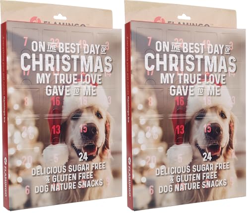 Adventskalender Hund – Nature Snack – 24 natürliche Leckerlis – glutenfrei – ohne Zuckerzusatz...