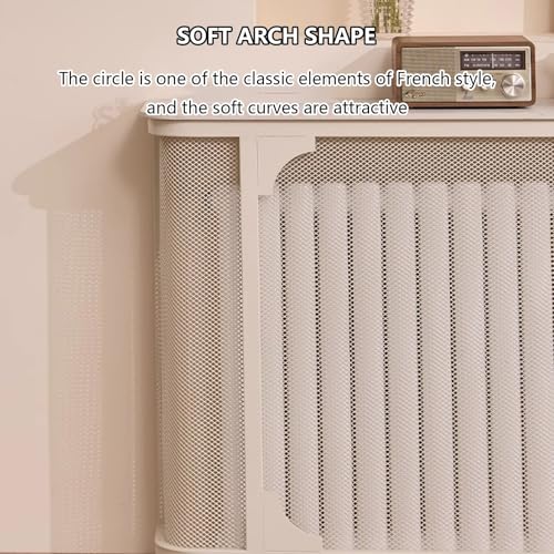 Cubierta de radiador de vapor de seguridad ventilada con estante 4