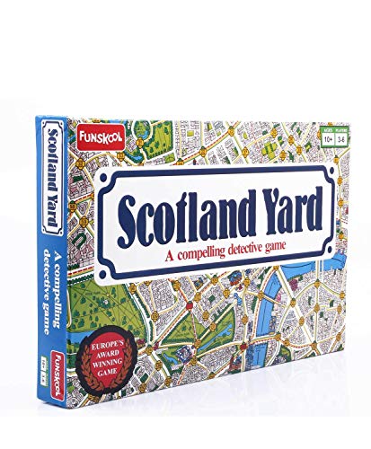 Funskool Games - Scotland Yard, A Compelling Detective And Strategy Board Game, Kids & Family, 2 - 3 Players, 10 & Above