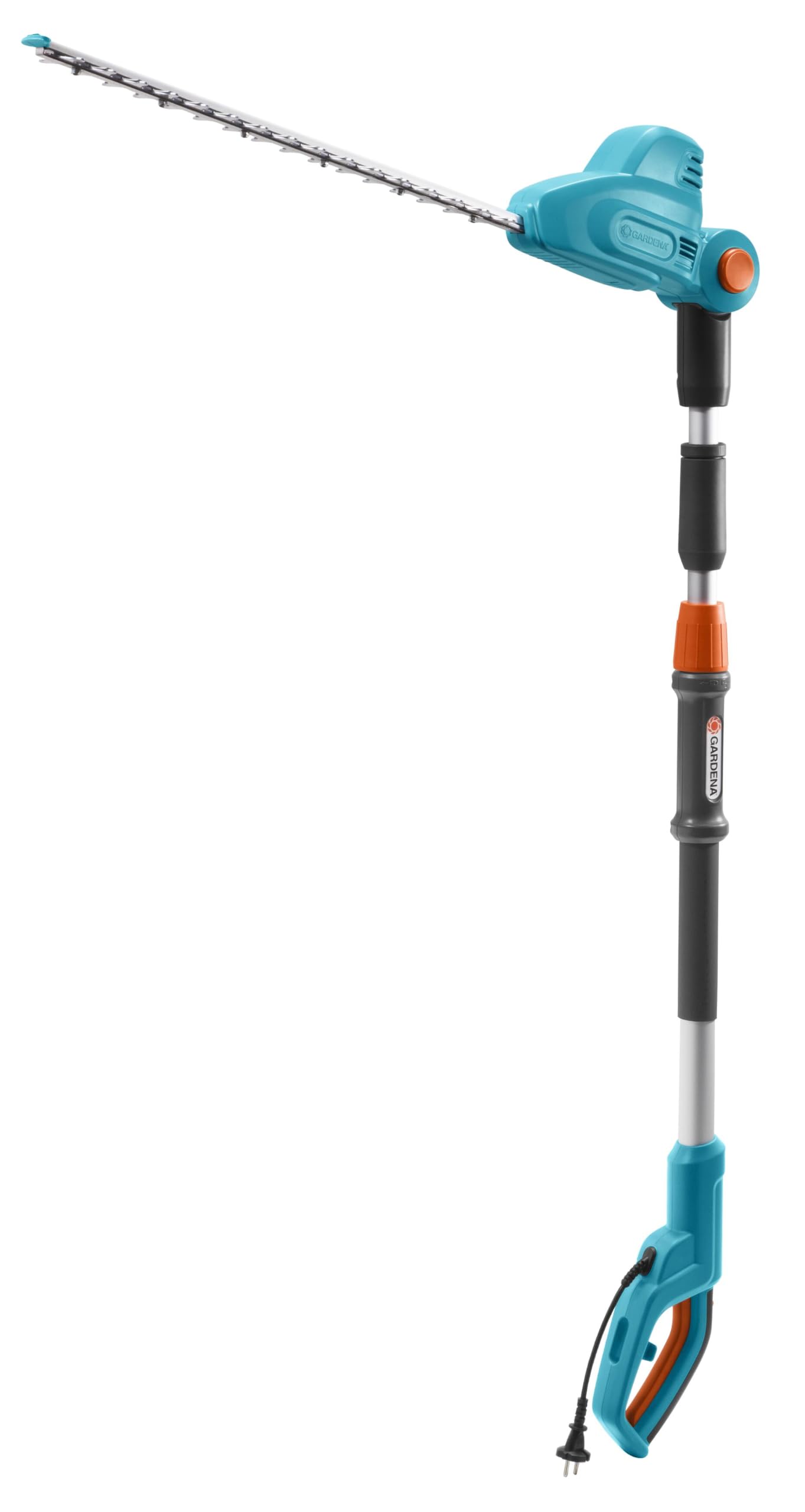 Gardena 8883-20 THS 500/48 tagliasiepi telescopico da 500 W, Altezza Lavoro 3 m, Testa Inclinabile e Regolazione Telescopica, Lama da 48 cm, cablato fino a 3 m