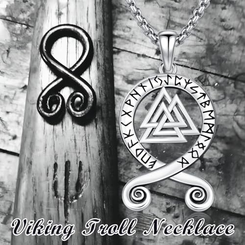 Collier amulette de protection en argent 925 PROESS avec chaîne réglable
