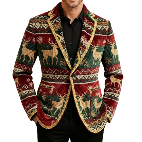 Blazer homme en coton coupe ajustée élégant et décontracté