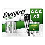 energizer nimh akku aaa micro 1000mah 8-Pack Energizer Recharge Power Plus-NiMH-Akkus, Typ AAA, 700 mAh