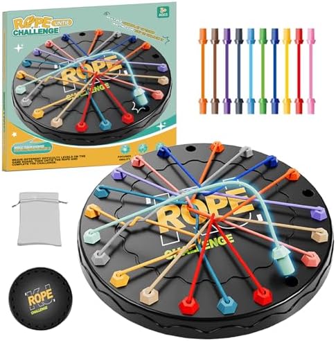 lartoys Rope Untangling Puzzle Game, Educational Strategy Board G...