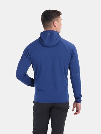 Marmot Men's Leconte Full Zip Hoody Warm Fleece Jacket, Full Zip Jacket, Breathable, Wind Resistant Body Warmer, packable, ideal for hiking & ski layering (pack of 1)