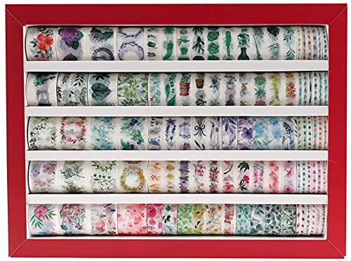 100 Rolls Multi-Pattern Decorative Washi Tape, Lychii Decorative Tape Scrapbook Supplies for DIY, Journals, Daily Planners, Gift Wrapping, Office Party Supplies