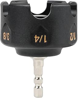 Herramienta para Tuercas y Cremalleras. Accesorio de Taladro para Tuercas y Cremalleras para Reparaciones Domésticas, Garajes, Mantenimiento de Automóviles, Fontanería y Electricidad.