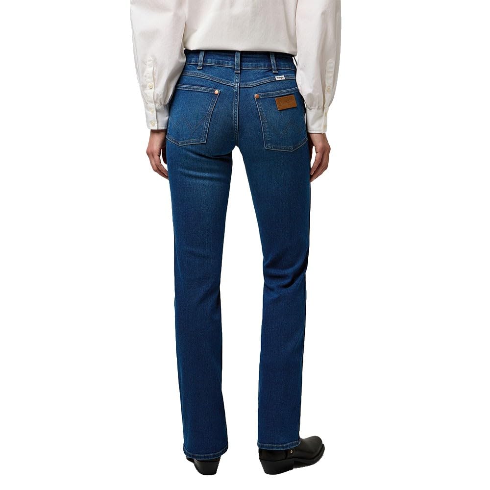 Wrangler Damen Low Rise Bold Boot Jeans