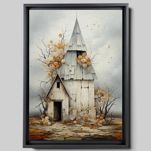 Texas Rustic Windmills - Wind Turbines Wall Art for Living Room