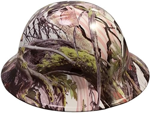 Texas America Safety Company America Flag Camo Full Brim Style Hydro Dipped Hard Hat