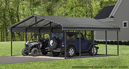 Arrow 20' x 20' Metal Carport - Image 4