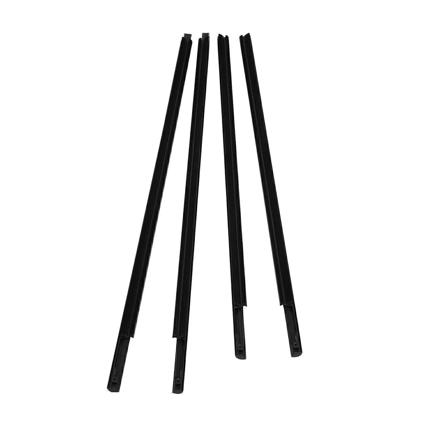 Guarnizione per portiera auto 4 Pezzi Guarnizione In Gomma Finestrini Esterni Pressione Impermeabile Per Dodge Per Ram 1500 2500 3500 4500 5500 2009-2021 Striscia Protettiva Vetri Vetro