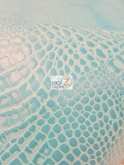 AquaGuard® Crocodile Marine Vinyl Fabric 14 Colors 1-5-10-15-20-30 YDS Waterproof PVC Upholstery Commercial Outdoor (Deadpool Red 1 Yard)
