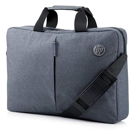 HP Essential Borsa Tracolla Per Notebook, Grigio, Taglia 15.6