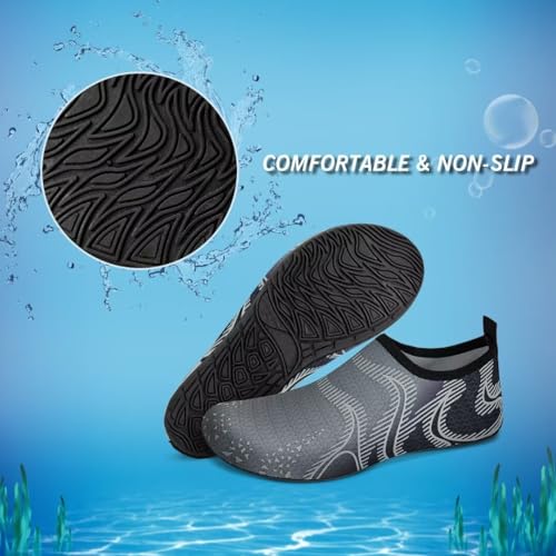 Image of IceUnicorn Water Shoes Men Women Beach Swim Aqua Barefoot Socks Pool Quick Dry Yoga