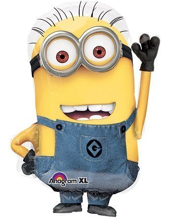 31" Anagram Despicable Me Minion Waving Birthday Party Decoration Supply Mylar Foil Helium Balloon - Pack of 1