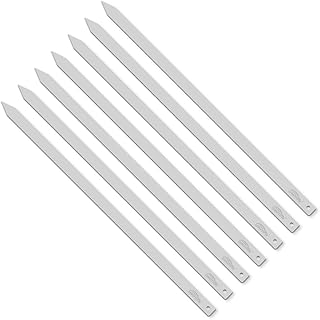 Goutime Kabob Skewers, 27 Inch,1 Inch Wide Stainless Steel Flat BBQ Barb...