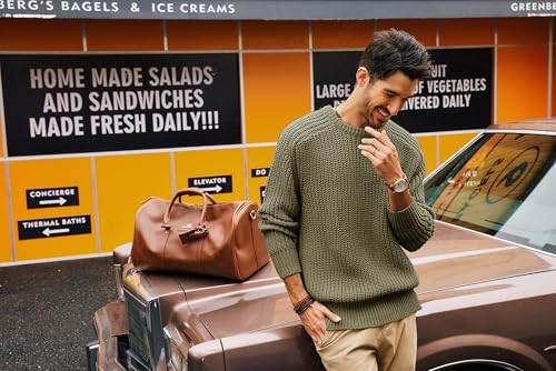 PJ PAUL JONES Mens Sweater Crewneck Knit Sweaters Casual Textured Pullover Sweater3