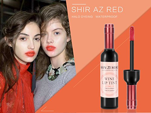6 Color Matte Wine Lip Stain Set, Wine Lipstick, Long Lasting Waterproof Wine Lip Tint, Pigmented Lip Makeup Gift Sets For Girls And Women. #TOP5