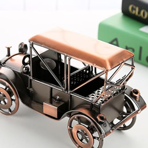 Modelo de coche clásico en metal para decoración vintage de interiores 4