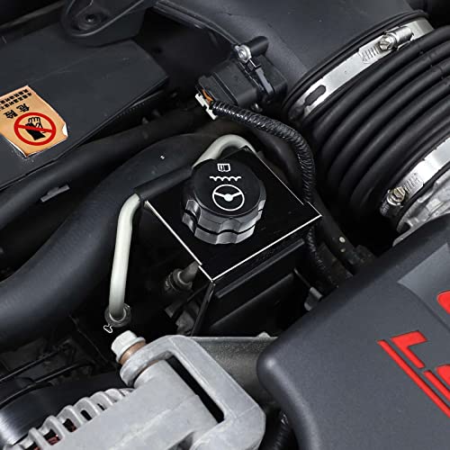 Image of Engine Bay Panel Cover for C6 Corvette 2005-2013, Stainless Steel Rear Engine Cover Guards Protector Splash Shield, Fuse Box Cover (Type N Steering Oil Pot Baffle)