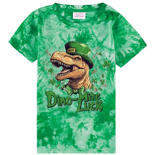 Image of Kids St. Patrick's Day Shirt Boys and Girls Green T-Shirt Clothing 4-12 Years