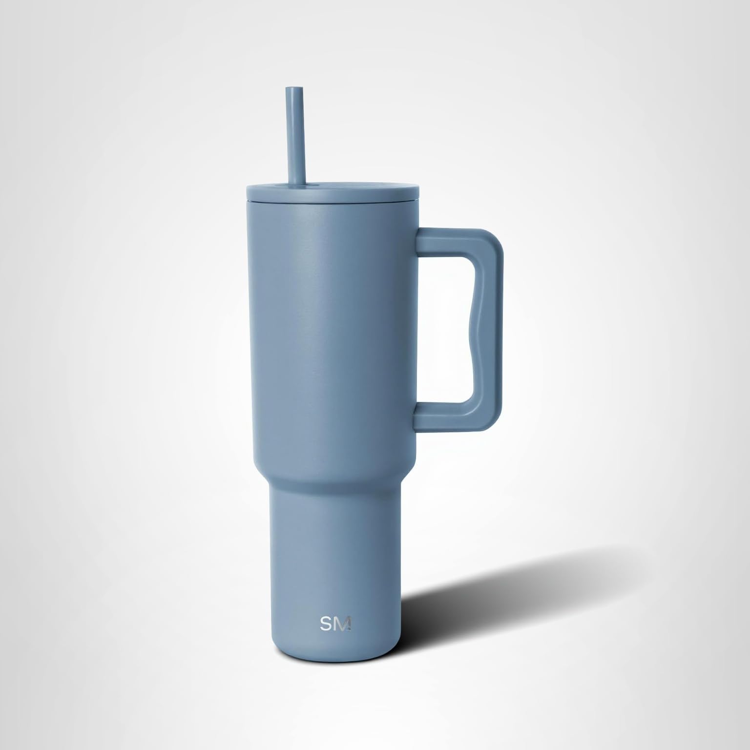 Simple Modern 40 oz Tumbler with Handle and Straw Lid | Insulated Cup Reusable Stainless Steel Water Bottle Travel Mug Cupholder Use | Gift for Women Men Him Her | Trek Collection | Lavender Checkmate