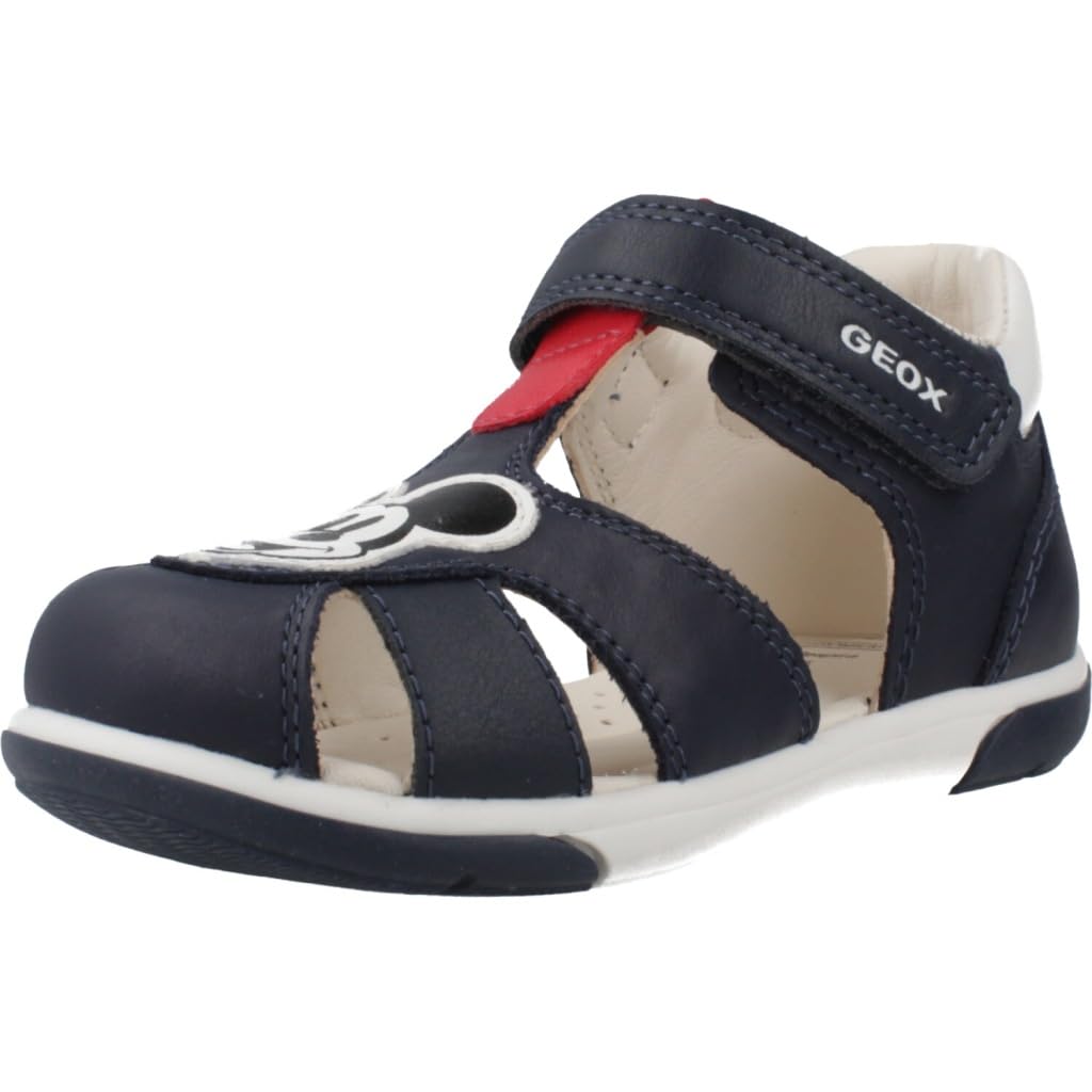 Geox B Sandal Zapito Boy, Navy/Red, 26 Eu-image