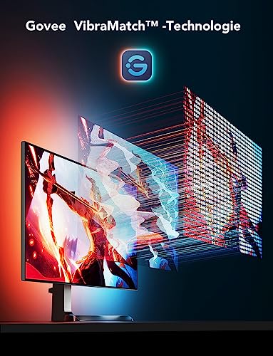 Govee G1 Gaming-Monitor-Licht, Smart RGBIC Wi-Fi LED-Hintergrundbeleuchtung – Ansicht 2