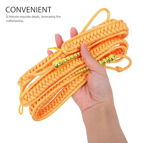 Cordón de aiguillette dorada para accesorios de uniforme formal y charreteras 5